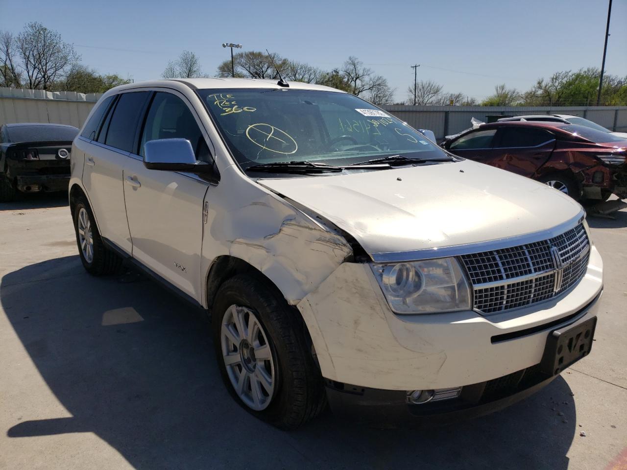 LINCOLN MKX 2008 with VIN 2LMDU88C68BJ01024 - Photo from auction