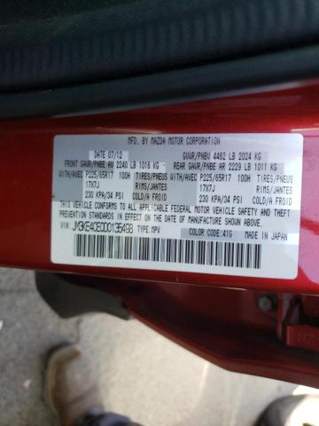 Photo 10 from auction – 2013 MAZDA CX-5 TOURI with VIN JM3KE4CE0D0135498