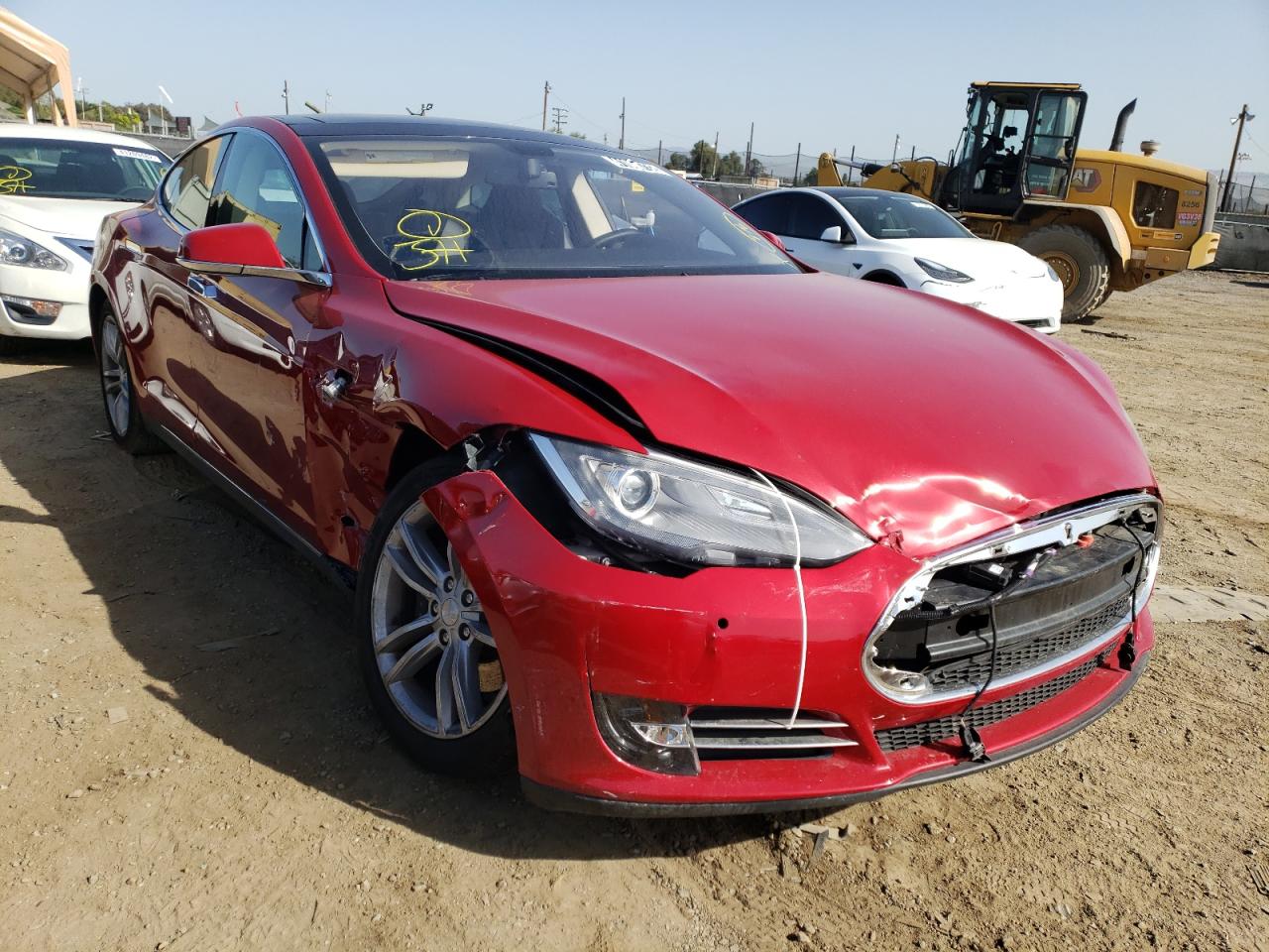 TESLA MODEL S 2013 with VIN 5YJSA1CN1DFP27898 - Photo from auction