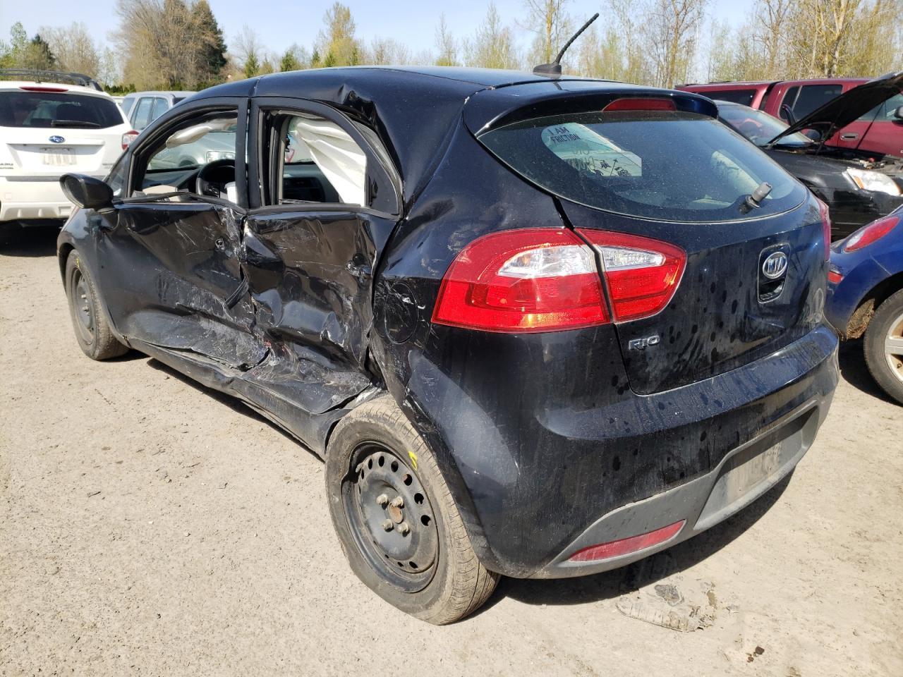 Photo 3 from auction – 2012 KIA RIO LX with VIN KNADM5A34C6016924