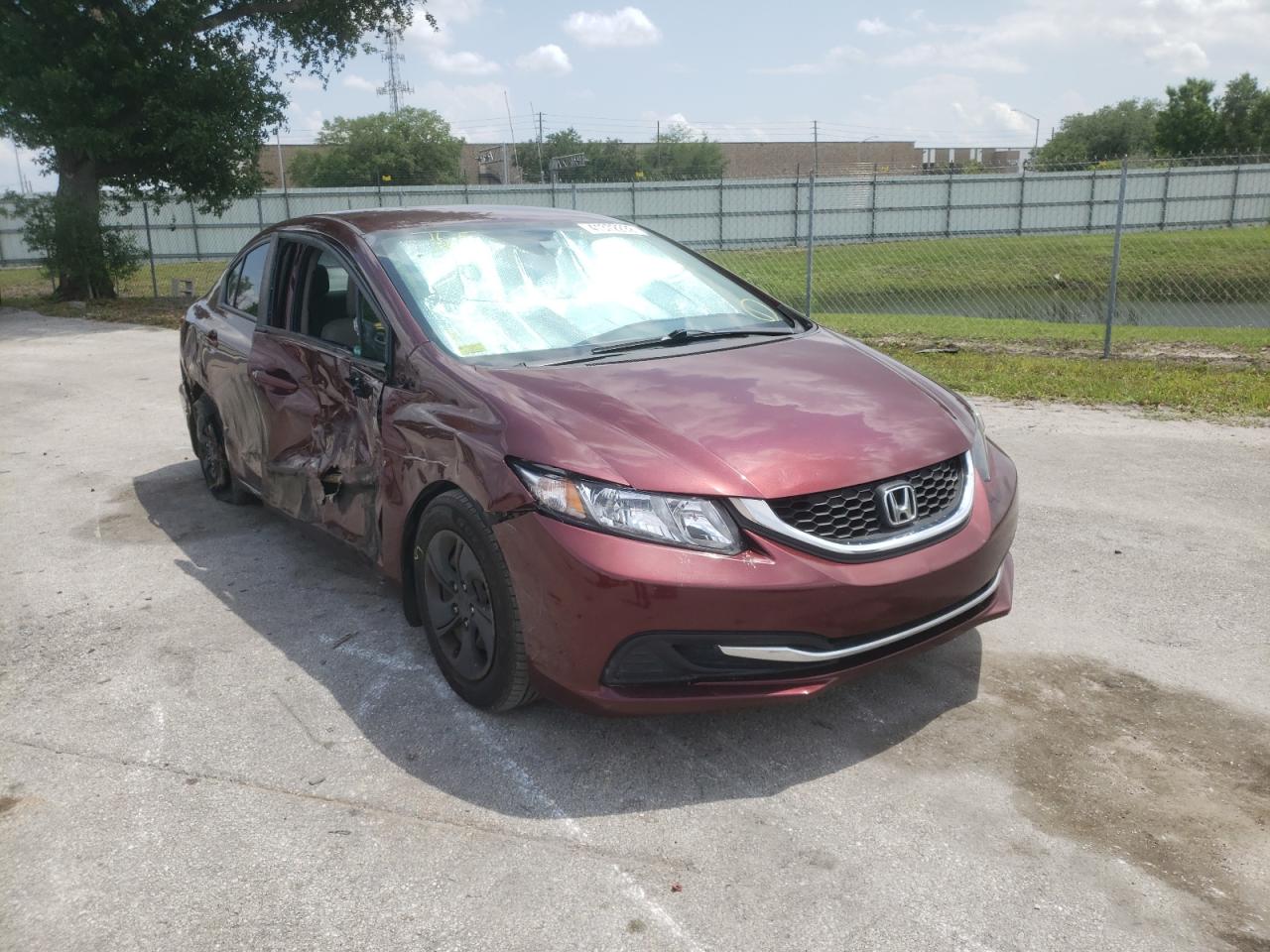 Zdjęcie 1 z aukcji – 2014 HONDA CIVIC LX z VIN 19XFB2F50EE009654