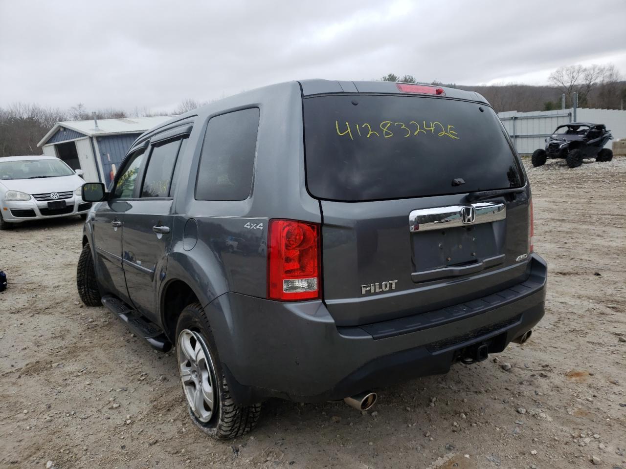 Photo 3 from auction – 2012 HONDA PILOT EXL with VIN 5FNYF4H52CB081808