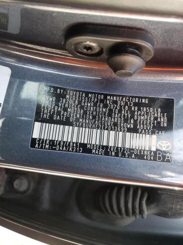 Photo 10 from auction – 2014 TOYOTA COROLLA L with VIN 5YFBURHE2EP013699