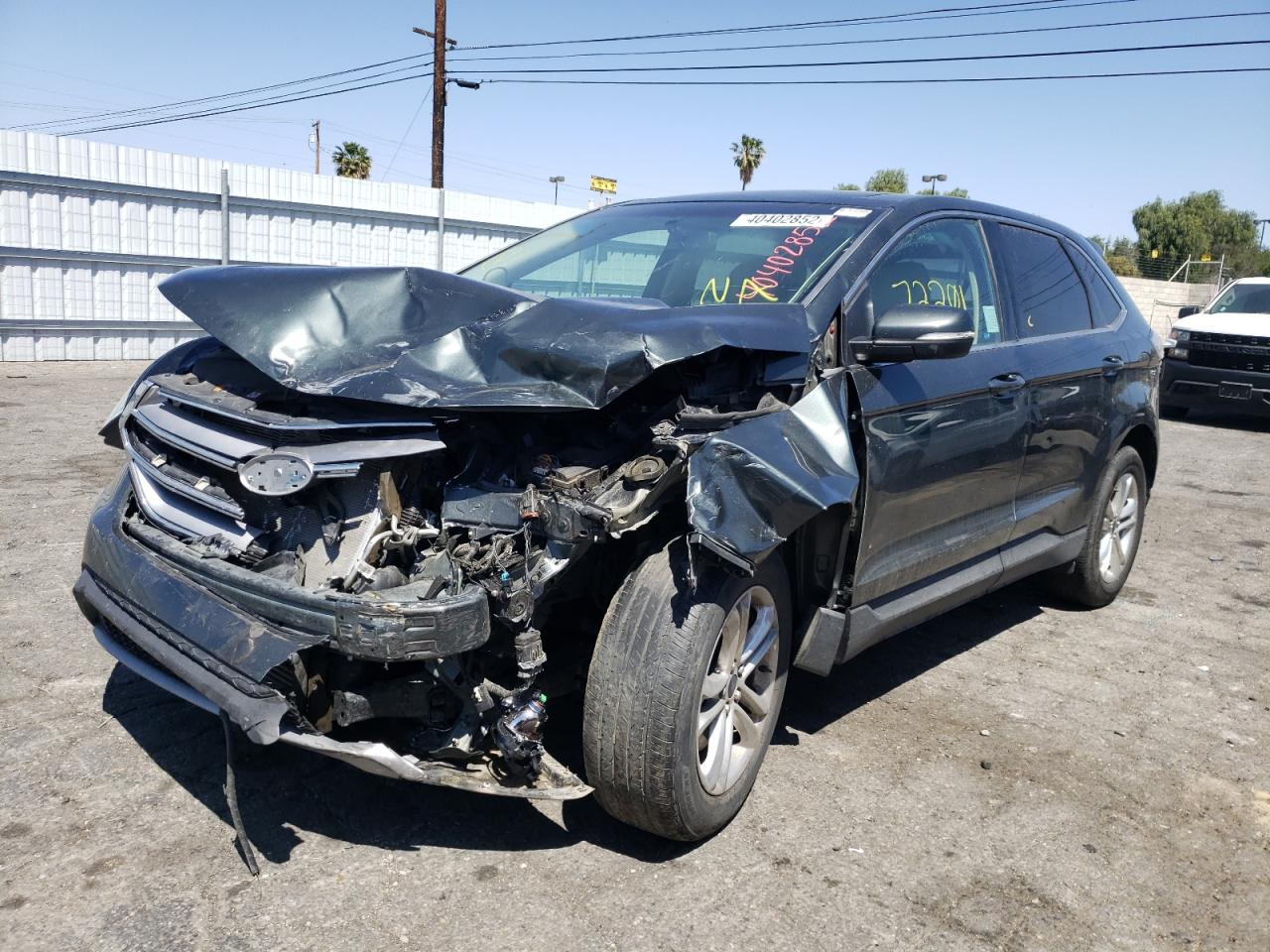 Photo 2 from auction – 2015 FORD EDGE SEL with VIN 2FMTK4J92FBC15071