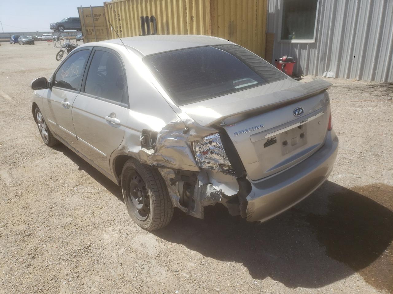 Photo 9 from auction – 2008 KIA SPECTRA EX with VIN KNAFE122885544693