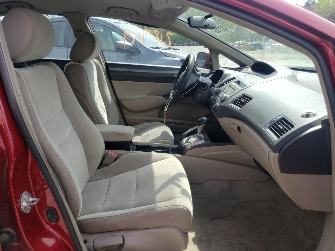 Photo 5 from auction – 2011 HONDA CIVIC LX with VIN 2HGFA1F56BH526861