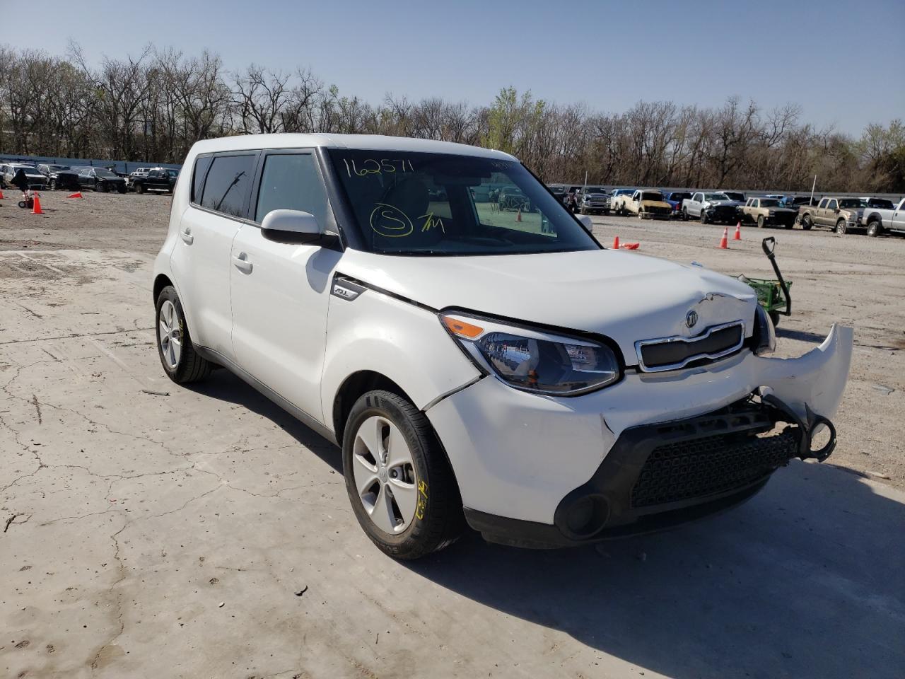 KIA SOUL 2015 with VIN KNDJN2A24F7162571 - Photo from auction
