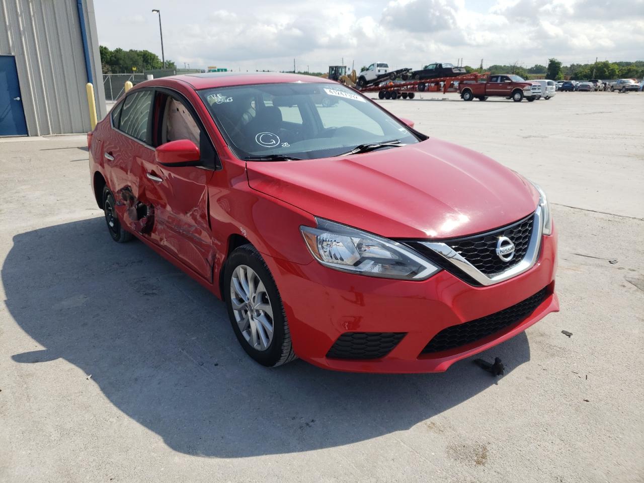 NISSAN SENTRA S 2016 with VIN 3N1AB7AP1GY322510 - Photo from auction