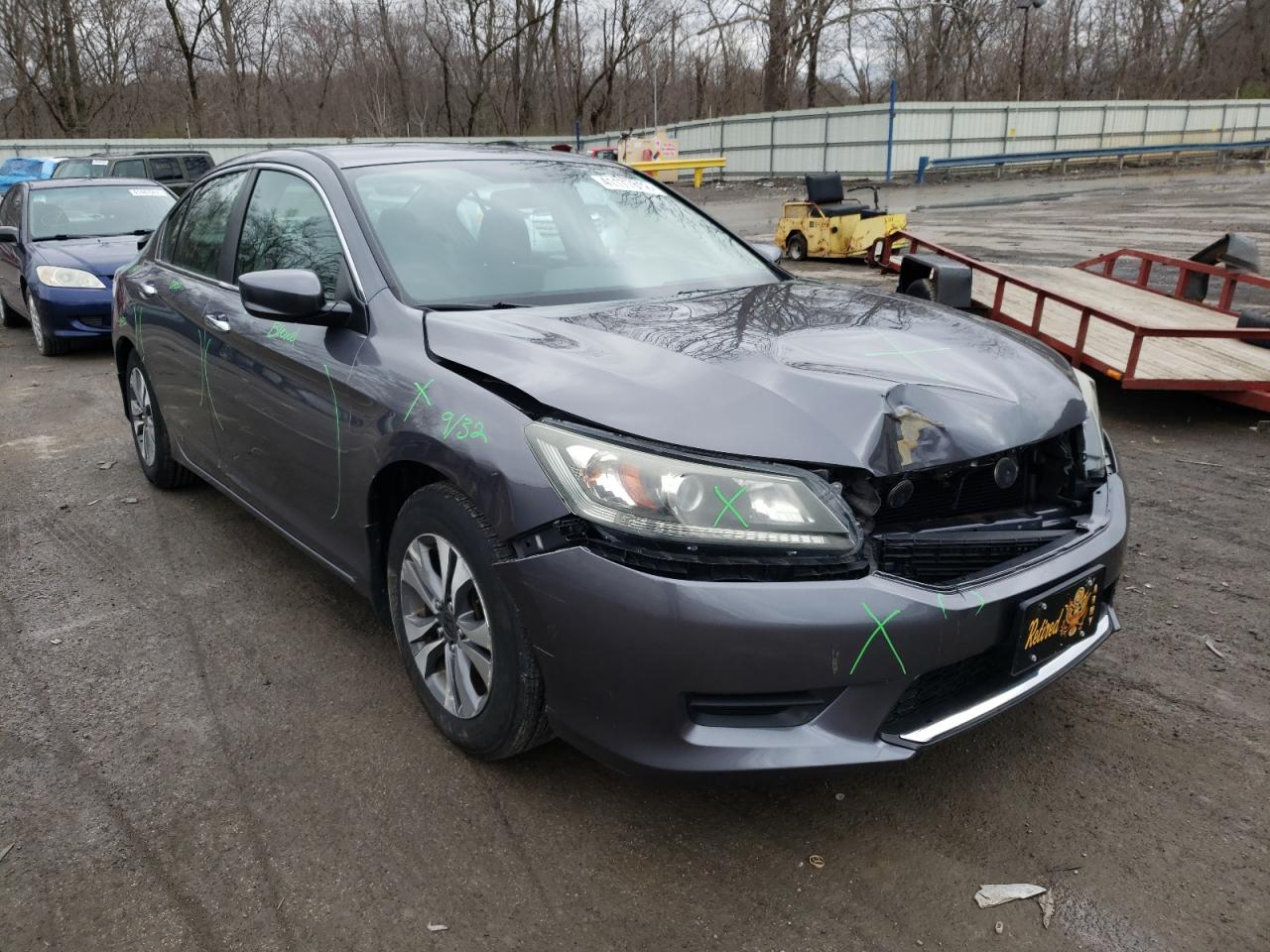 HONDA ACCORD LX 2013 with VIN 1HGCR2F35DA200633 - Photo from auction