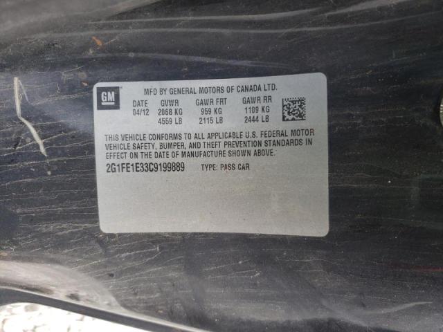 Photo 10 from auction – 2012 CHEVROLET CAMARO LS with VIN 2G1FE1E33C9199889