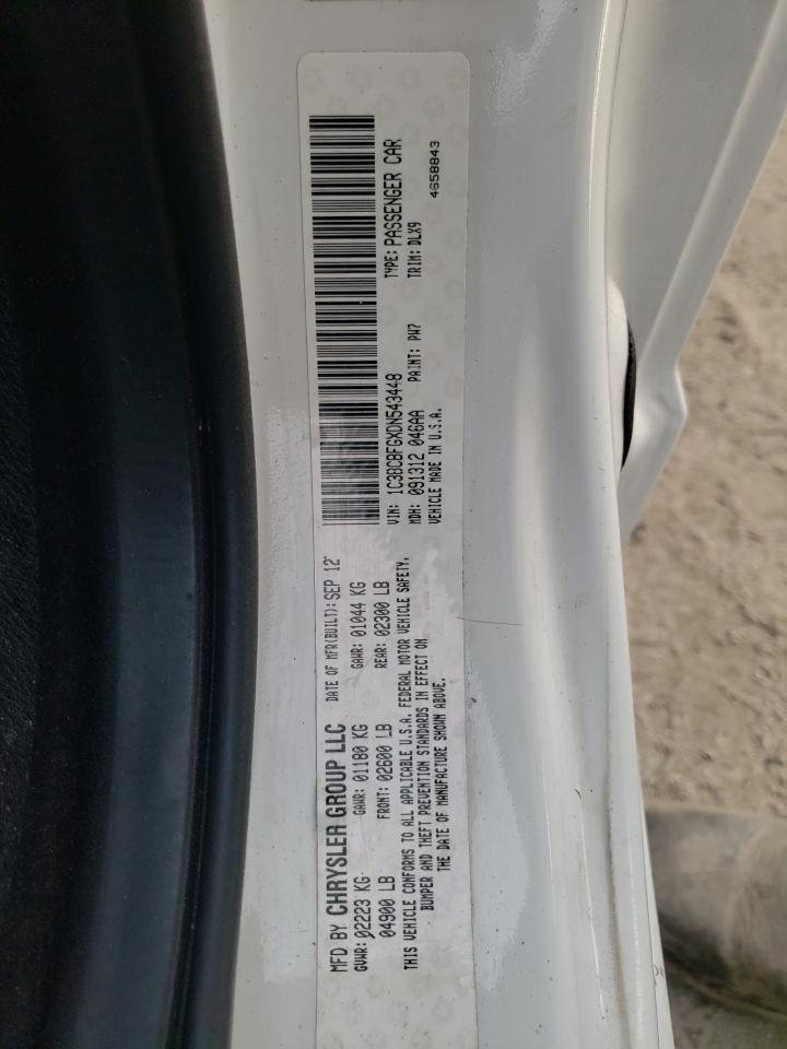 Photo 10 from auction – 2013 CHRYSLER 200 LIMITE with VIN 1C3BCBFGXDN543448