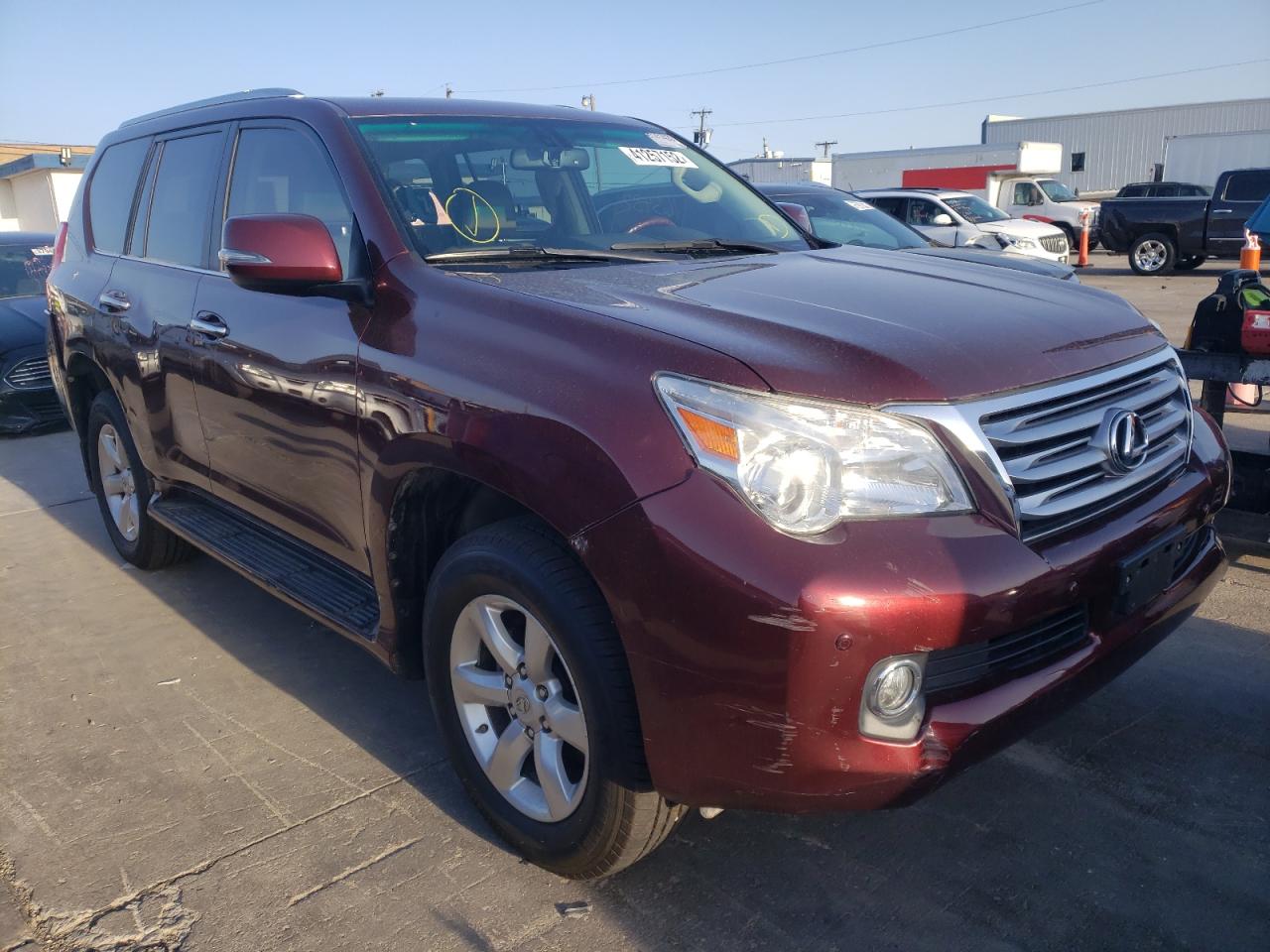 LEXUS GX 460 2011 with VIN JTJBM7FX5B5033931 - Photo from auction