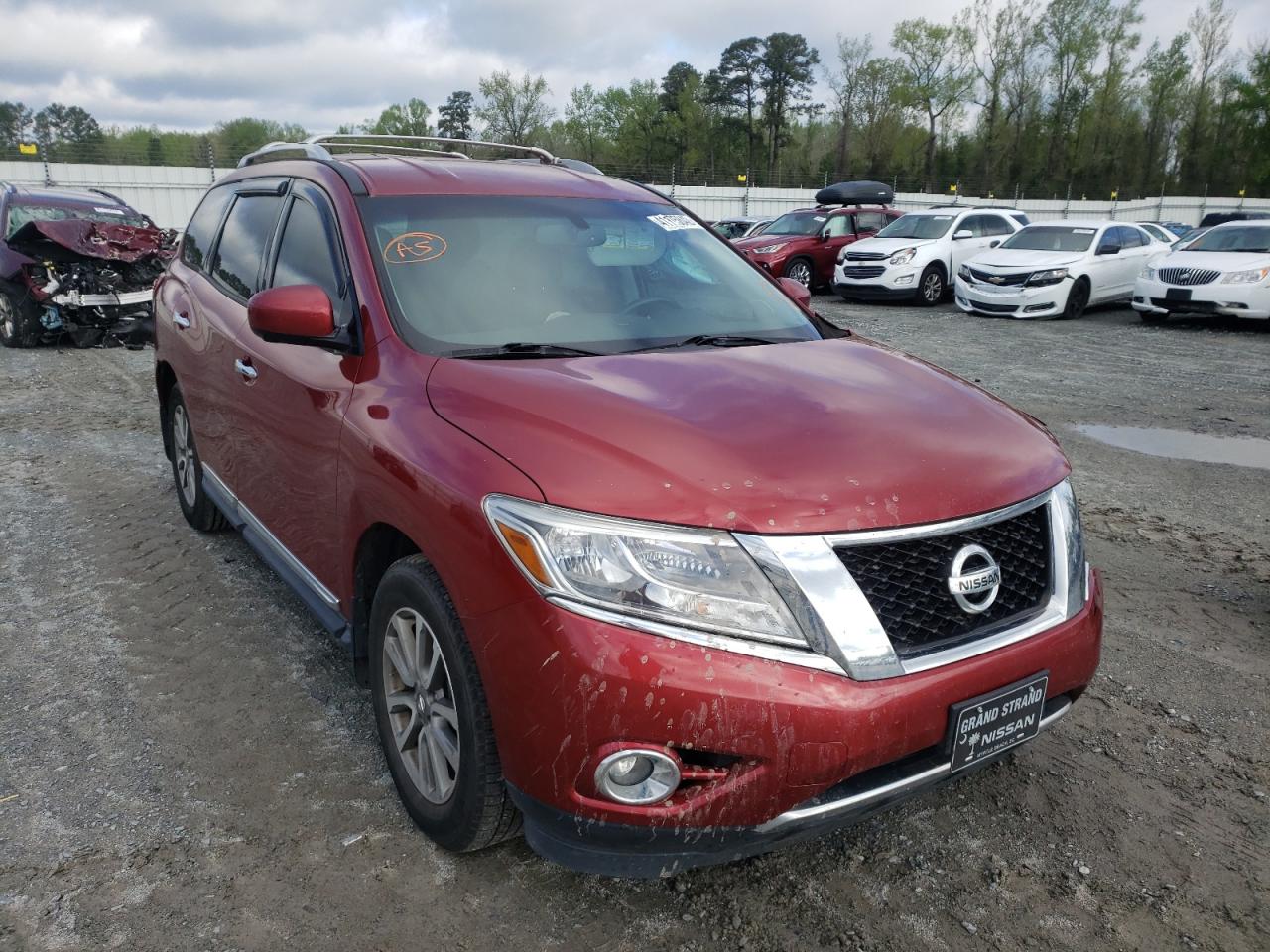 Photo 1 from auction – 2016 NISSAN PATHFINDER with VIN 5N1AR2MM0GC630513