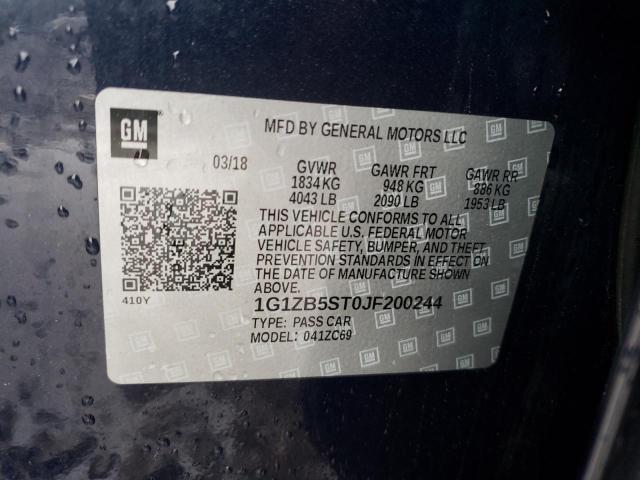 Photo 10 from auction – 2018 CHEVROLET MALIBU LS with VIN 1G1ZB5ST0JF200244