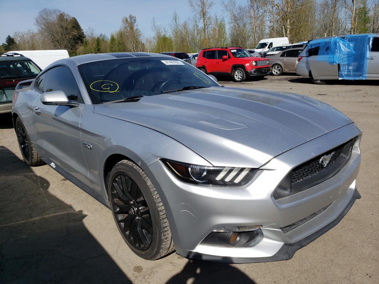 FORD MUSTANG GT 2016 with VIN 1FA6P8CF8G5225628 - Photo from auction