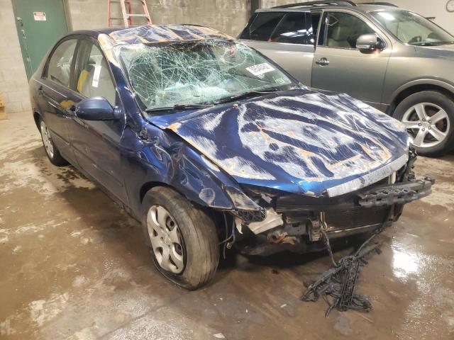 KIA SPECTRA EX 2007 with VIN KNAFE121575381734 - Photo from auction