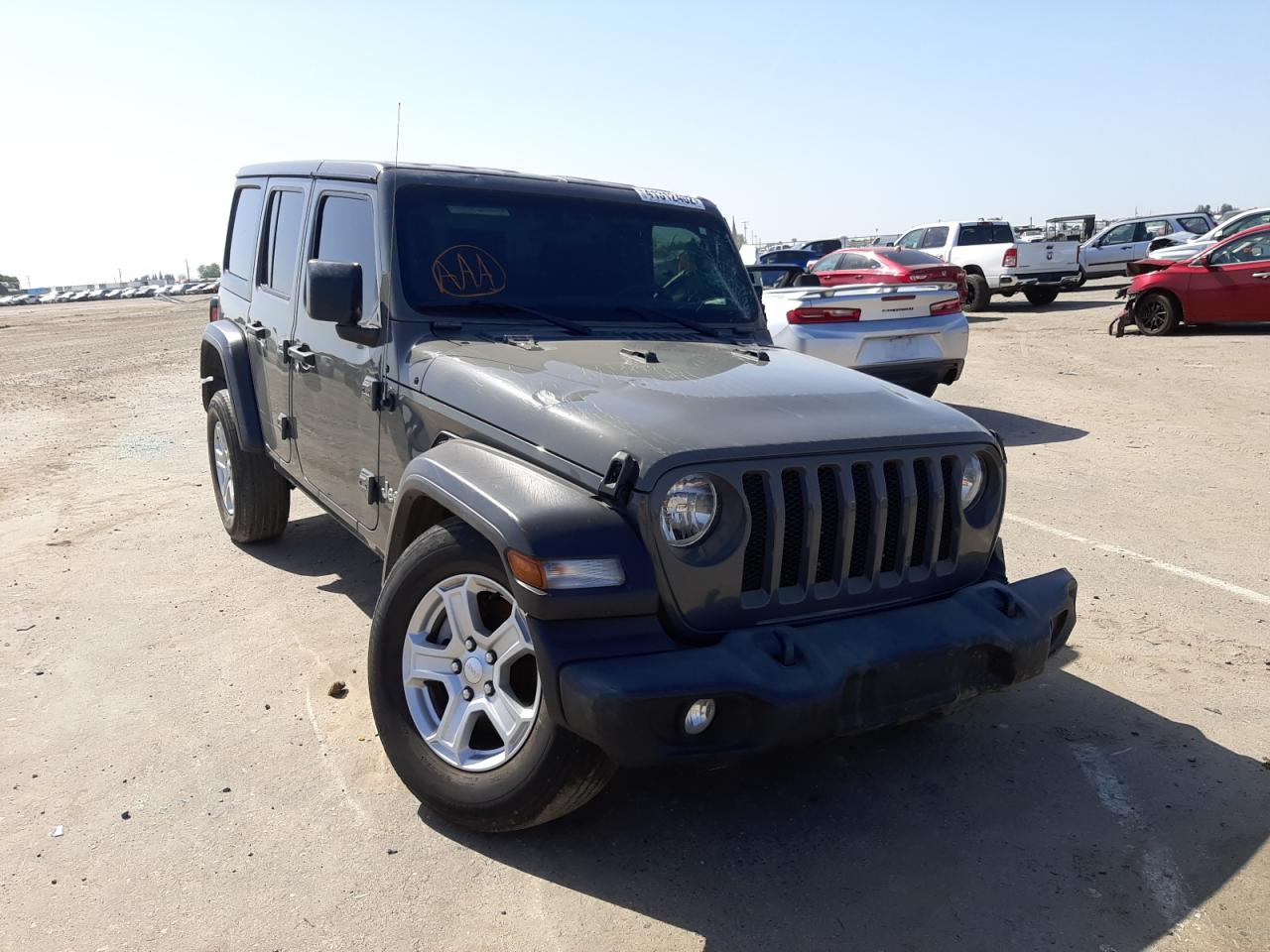 JEEP WRANGLER U 2018 with VIN 1C4HJXDN0JW282976 - Photo from auction