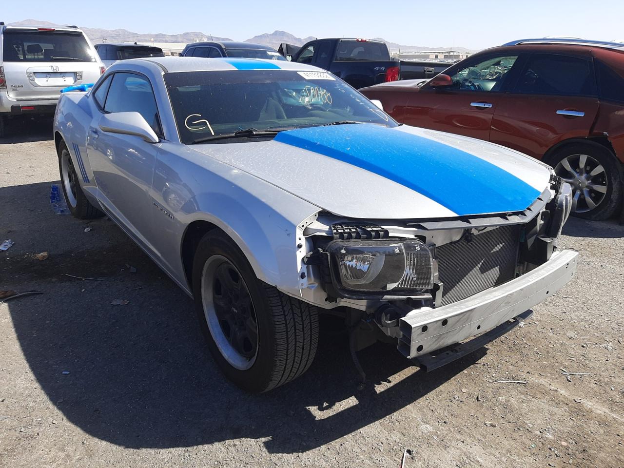 CHEVROLET CAMARO LS 2013 with VIN 2G1FA1E38D9186262 - Photo from auction