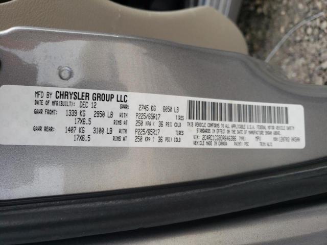 Photo 10 from auction – 2013 CHRYSLER TOWN & COU with VIN 2C4RC1CG9DR646386