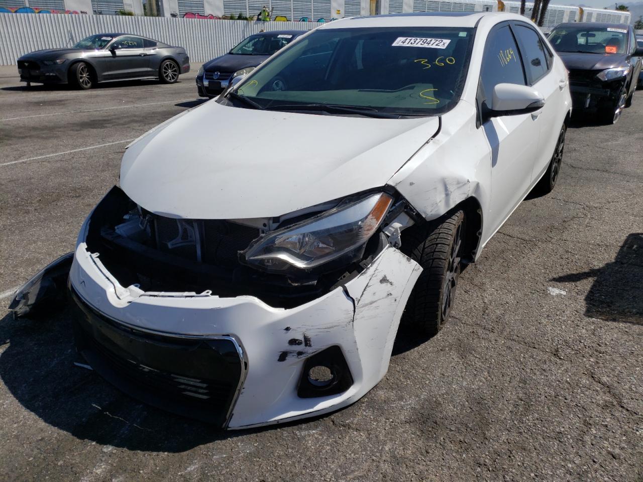 Photo 2 from auction – 2016 TOYOTA COROLLA L with VIN 2T1BURHE7GC498232