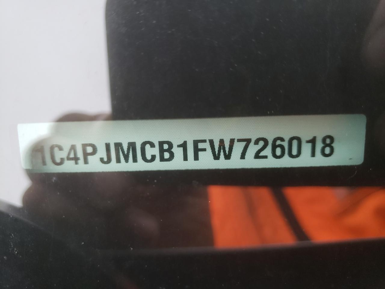 Photo 10 from auction – 2015 JEEP CHEROKEE L with VIN 1C4PJMCB1FW726018
