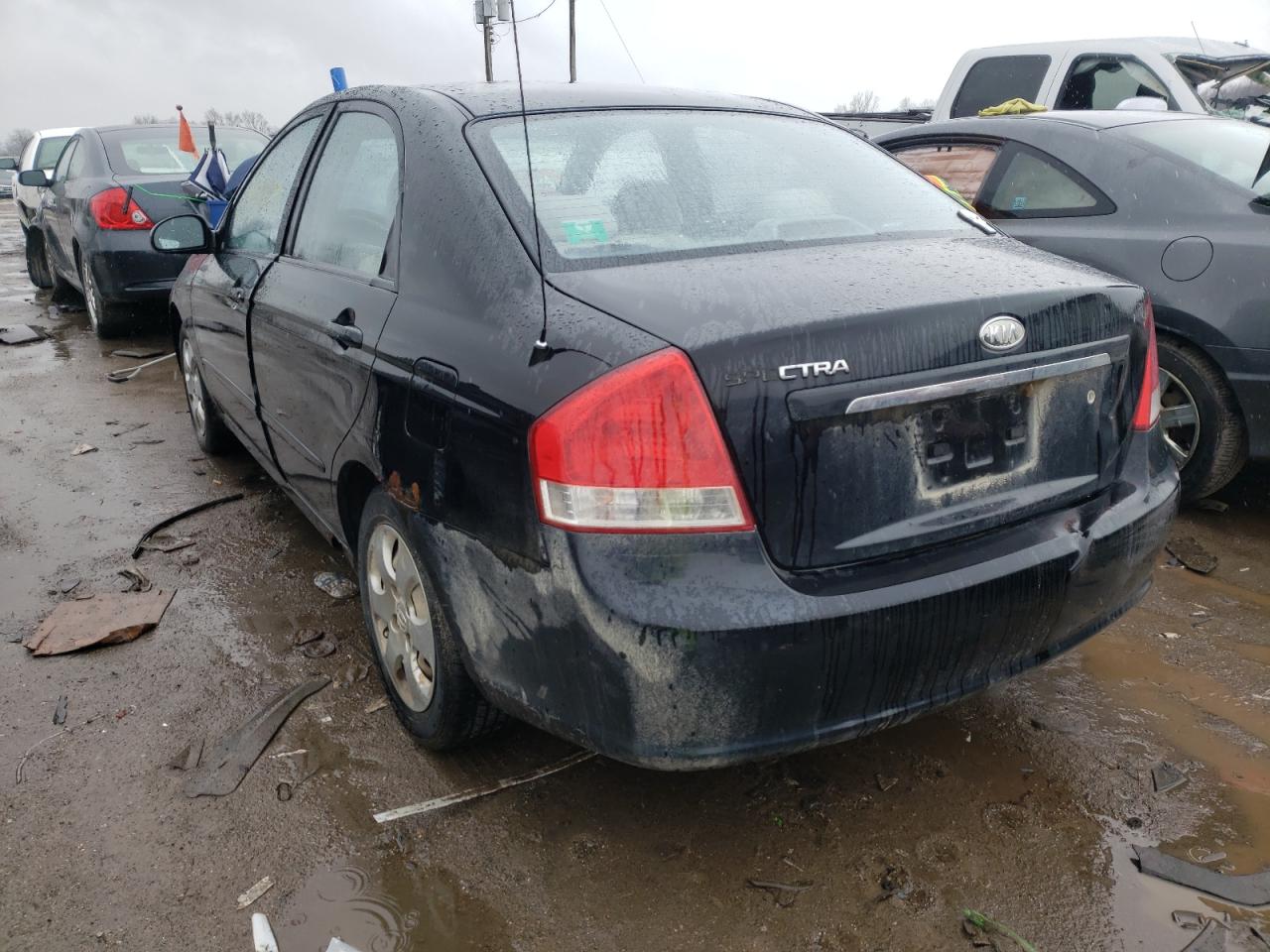 Photo 3 from auction – 2007 KIA SPECTRA EX with VIN KNAFE122875479035