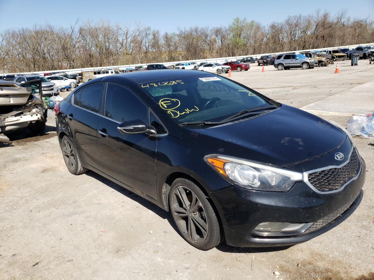 KIA FORTE EX 2016 with VIN KNAFX4A86G5480685 - Photo from auction