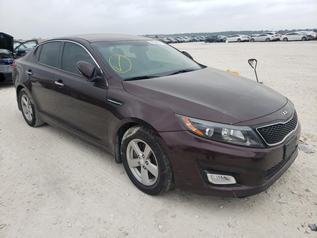 KIA OPTIMA LX 2015 with VIN 5XXGM4A7XFG359109 - Photo from auction