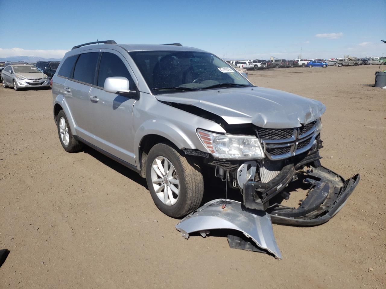 DODGE JOURNEY SX 2013 with VIN 3C4PDCBB1DT556801 - Photo from auction