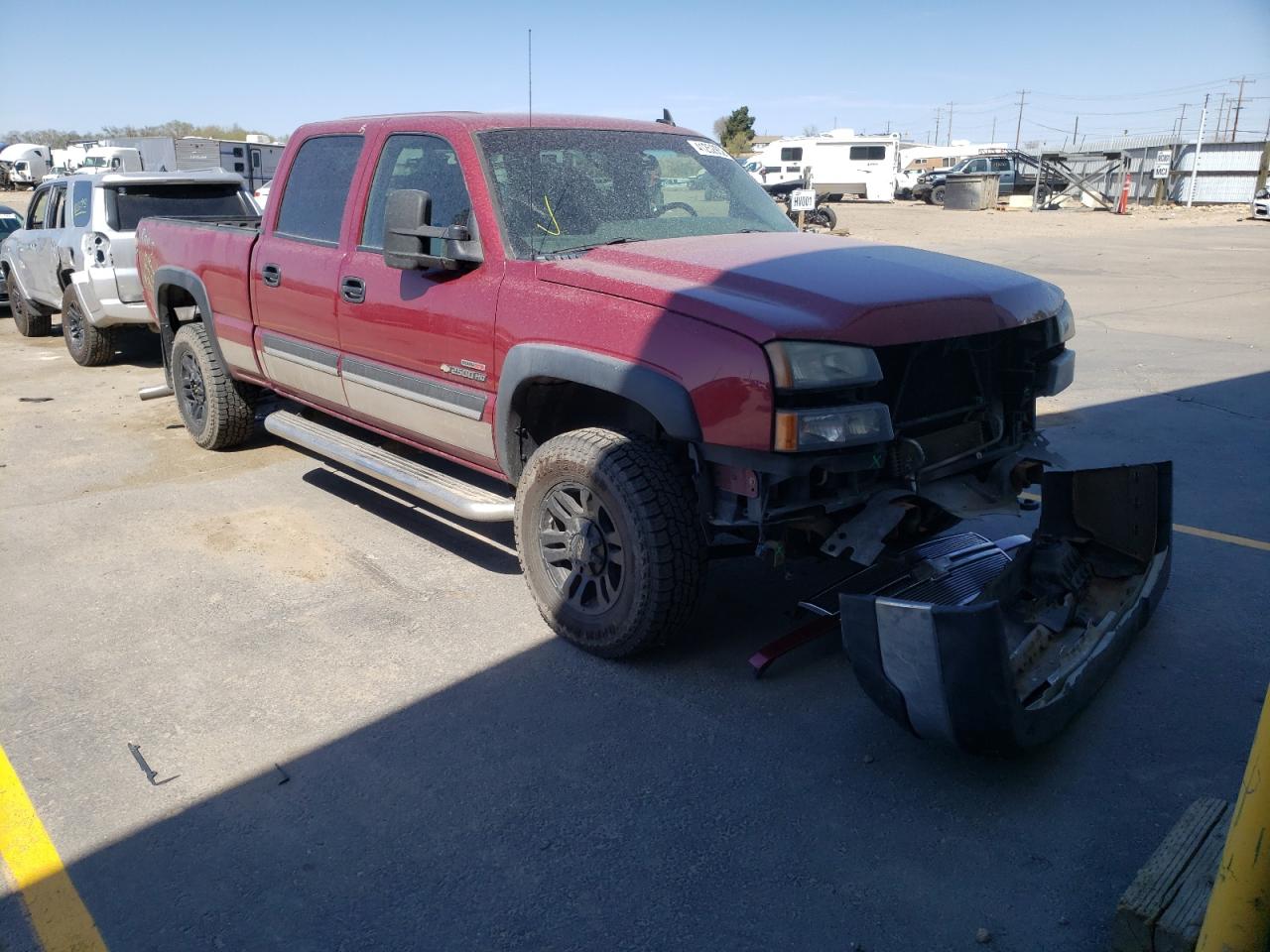 CHEVROLET SILVERADO 2006 with VIN 1GCHK23286F137683 - Photo from auction