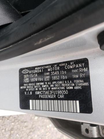 Photo 10 from auction – 2015 HYUNDAI ACCENT GS with VIN KMHCT5AE3FU198050