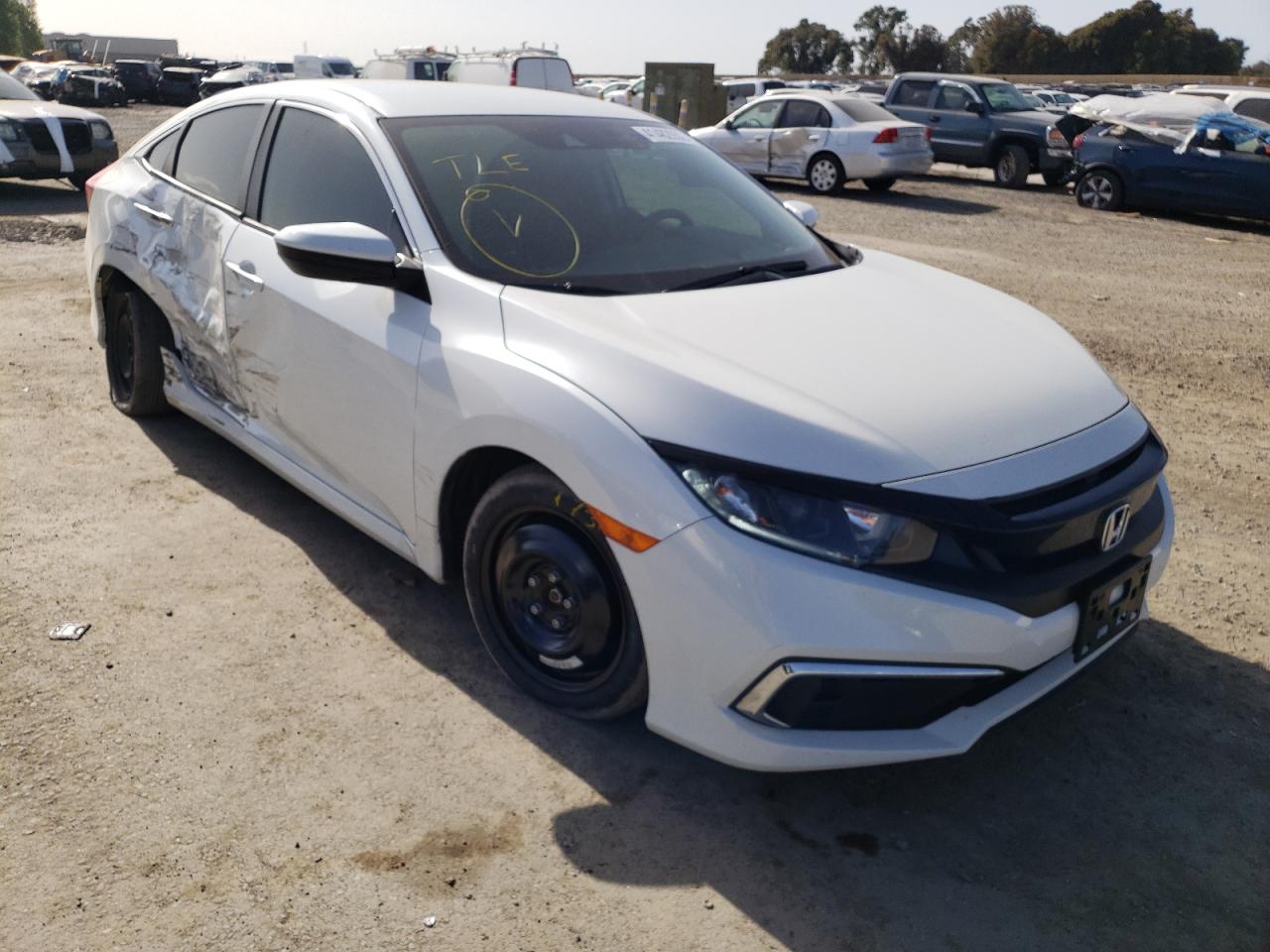 Photo 1 from auction – 2019 HONDA CIVIC LX with VIN 19XFC2F63KE206089