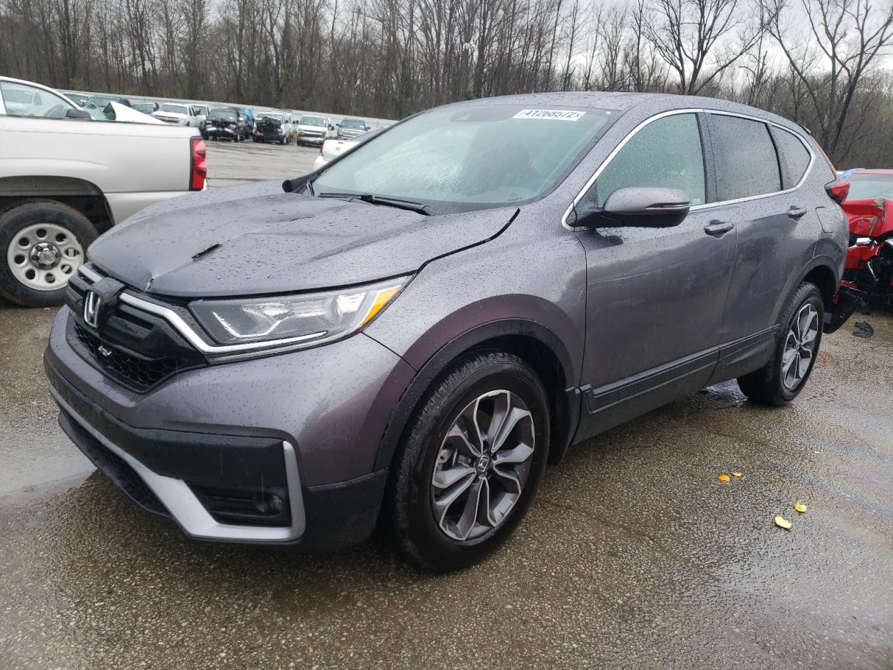 Photo 2 from auction – 2022 HONDA CR-V EX with VIN 7FARW2H50NE011501