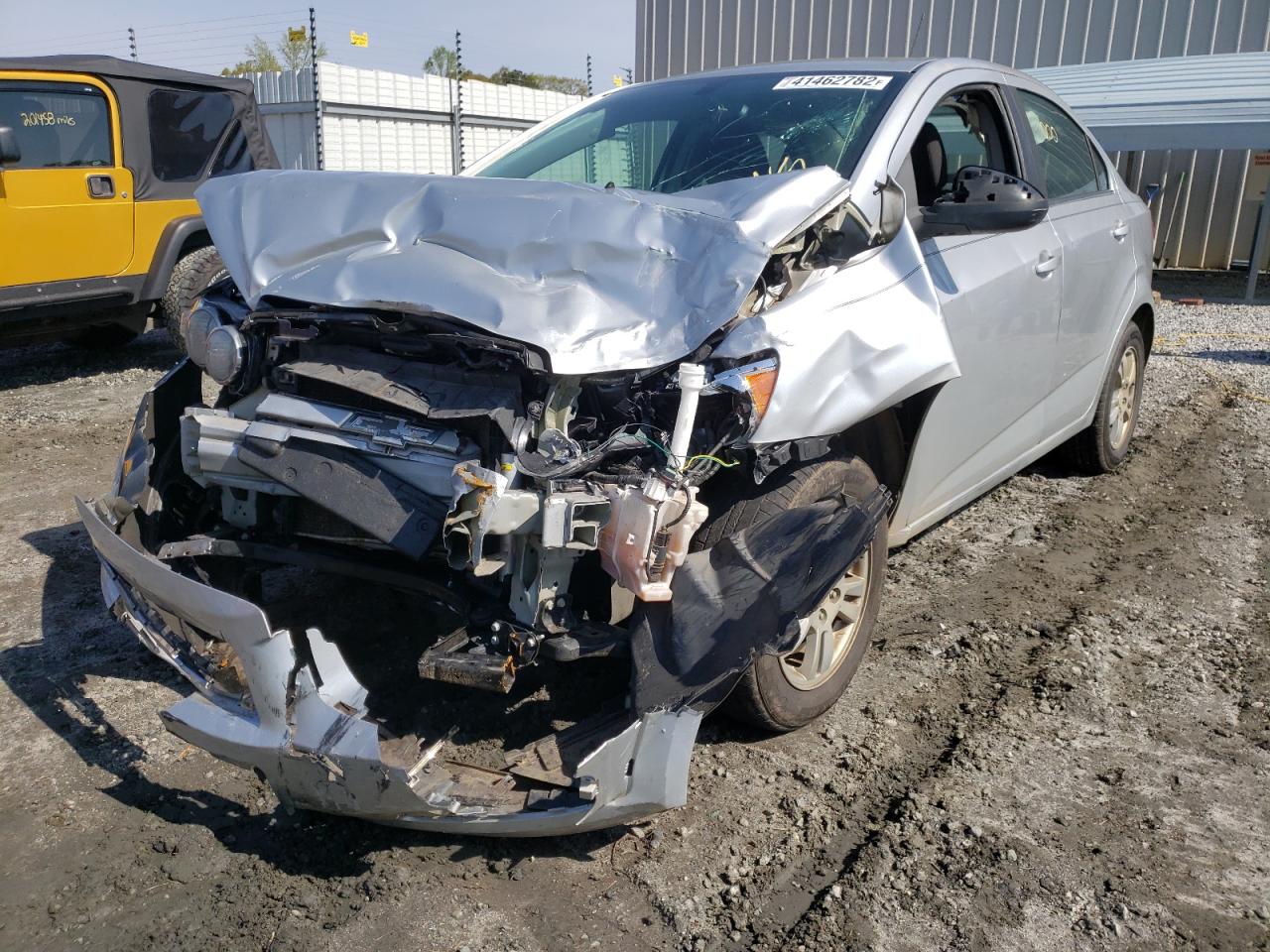 Photo 2 from auction – 2016 CHEVROLET SONIC LT with VIN 1G1JC5SH1G4108229