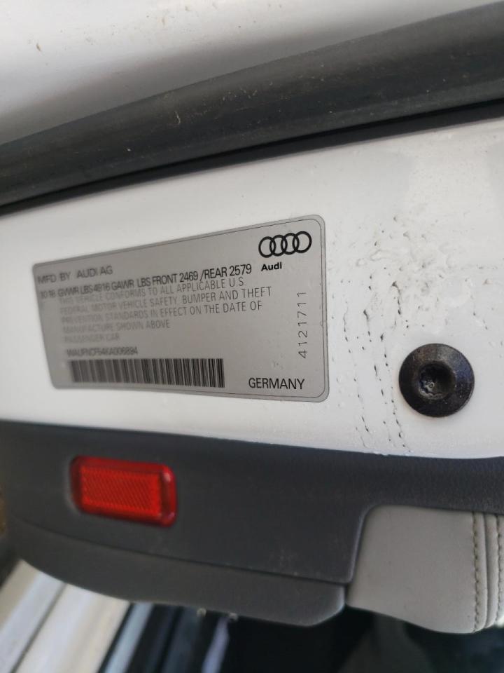 Photo 10 from auction – 2019 AUDI A5 PRESTIG with VIN WAUFNCF54KA006894