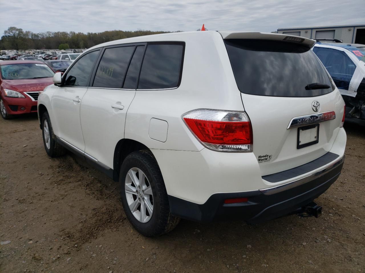 Photo 3 from auction – 2012 TOYOTA HIGHLANDER with VIN 5TDZA3EH4CS018636