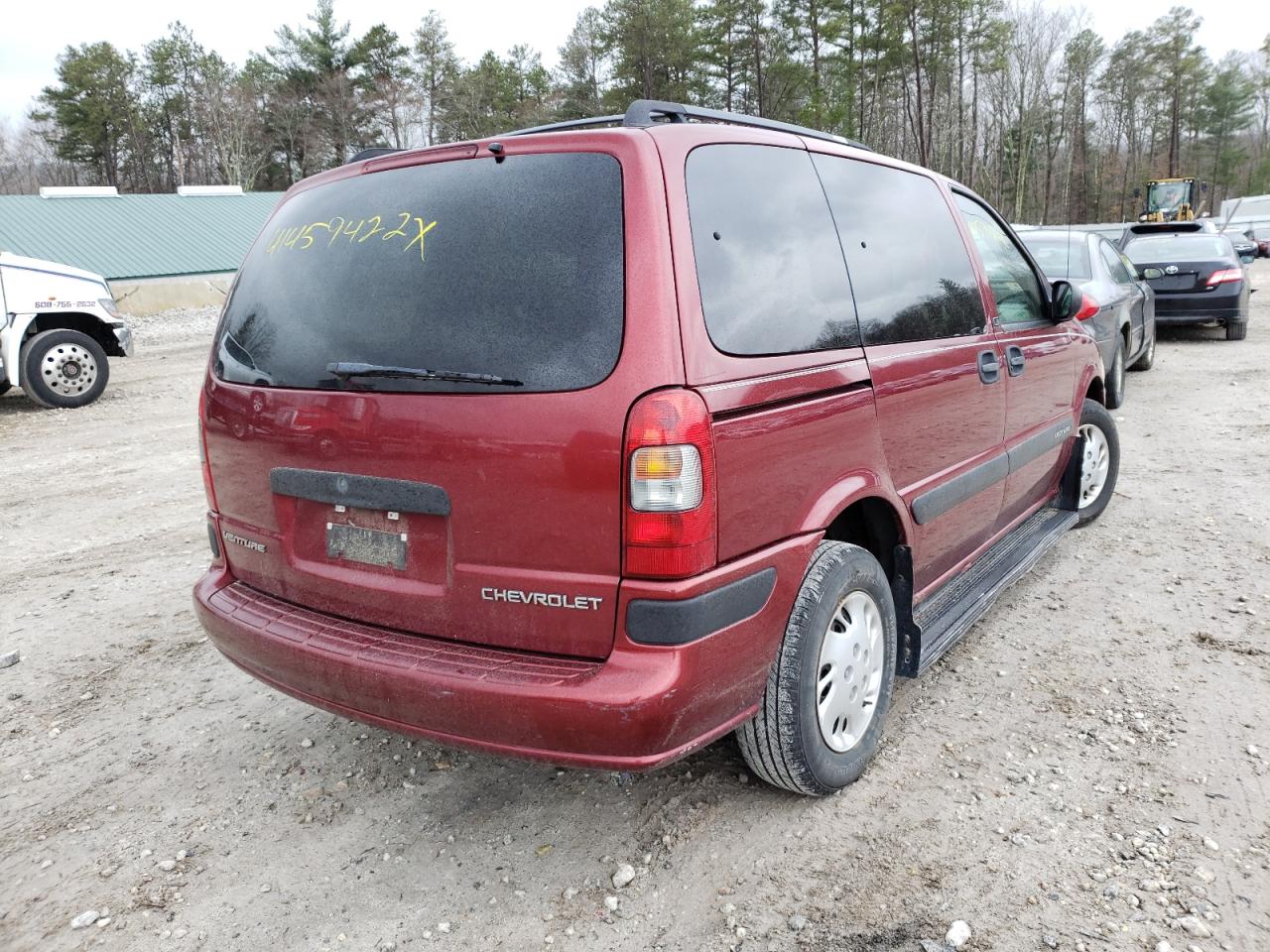 Photo 4 from auction – 2003 CHEVROLET VENTURE with VIN 1GNDU03E43D207539