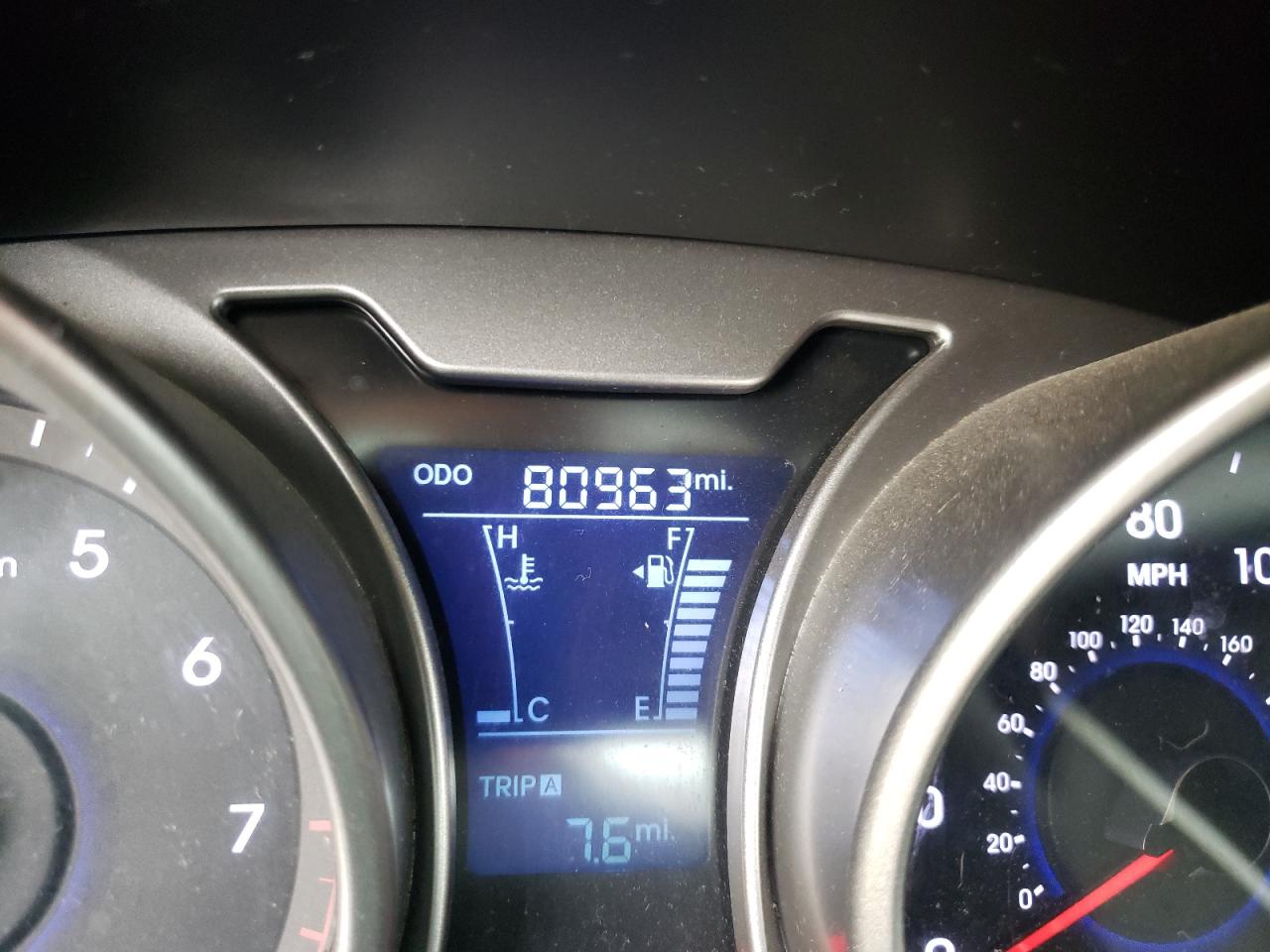 Photo 8 from auction – 2013 HYUNDAI VELOSTER with VIN KMHTC6AD5DU175511