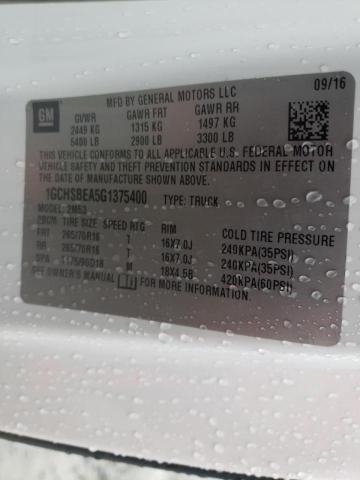 Photo 10 from auction – 2016 CHEVROLET COLORADO with VIN 1GCHSBEA5G1375400