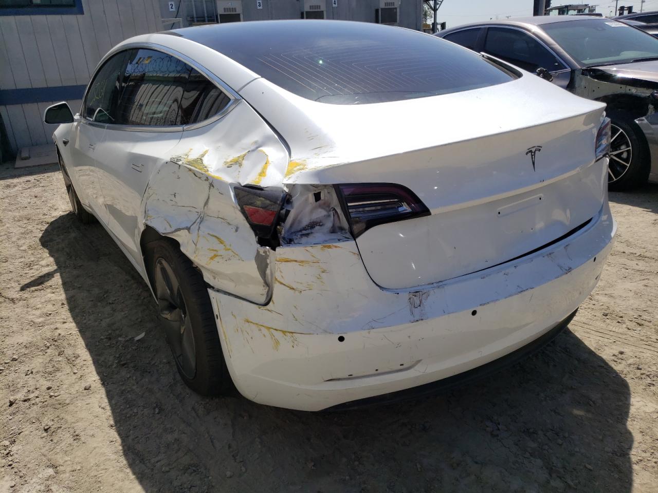 Photo 3 from auction – 2020 TESLA MODEL 3 with VIN 5YJ3E1EA6LF613090