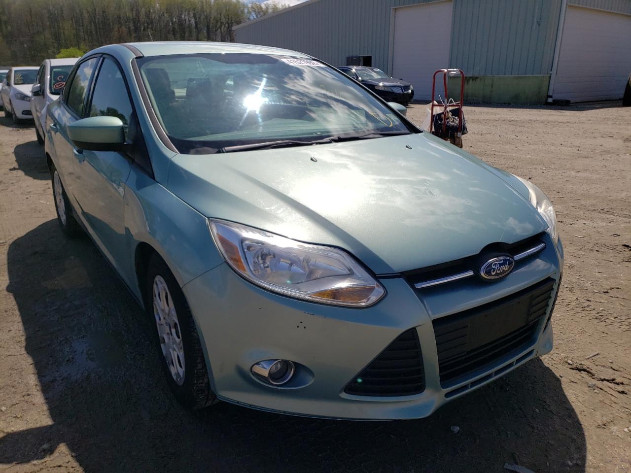 FORD FOCUS SE 2012 with VIN 1FAHP3F27CL293302 - Photo from auction