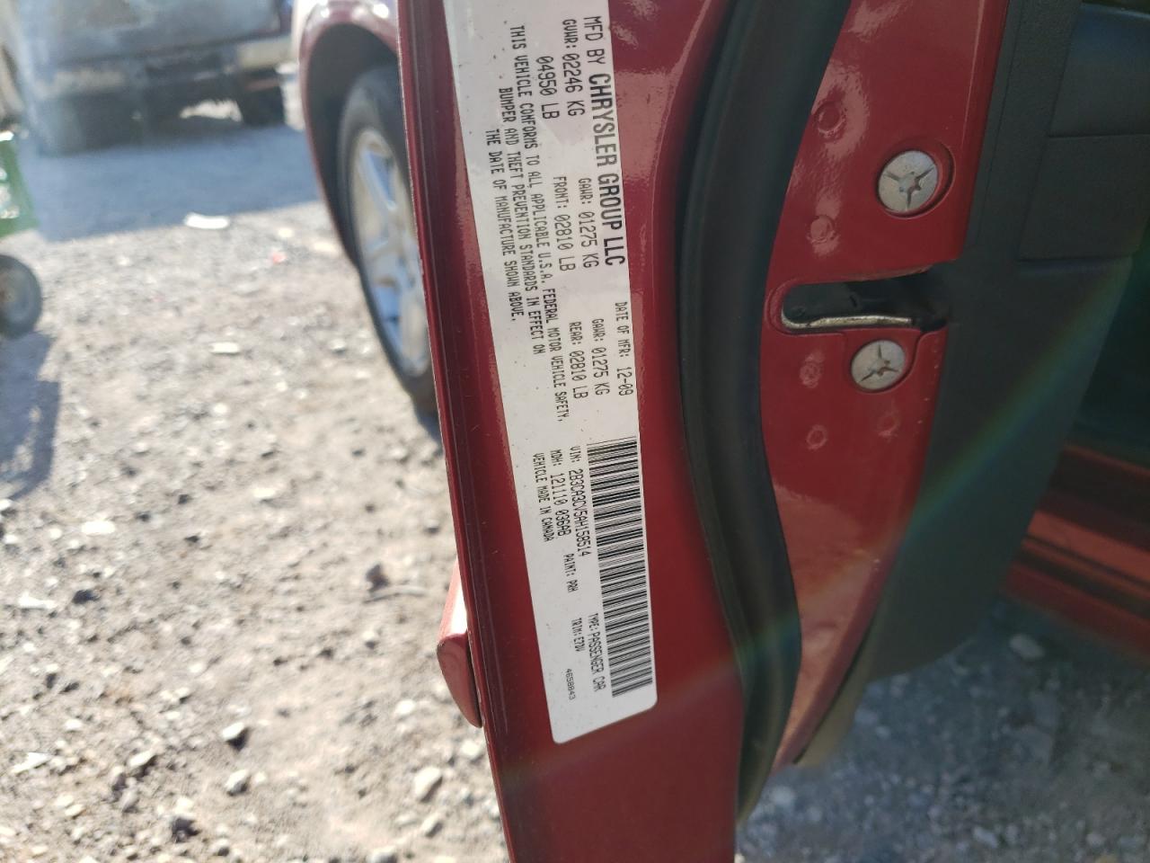Photo 10 from auction – 2010 DODGE CHARGER SX with VIN 2B3CA3CV5AH158514