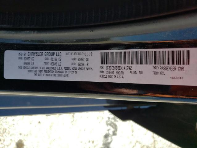 Photo 10 from auction – 2014 CHRYSLER 200 LX with VIN 1C3CCBAB3EN141742