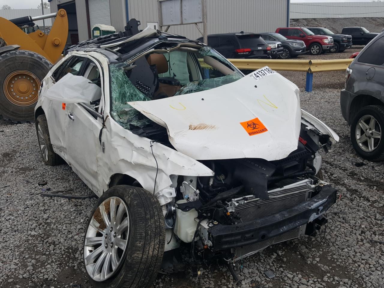 LINCOLN MKX 2014 with VIN 2LMDJ6JK2EBL16510 - Photo from auction