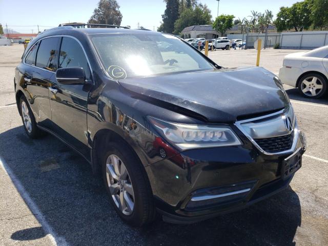 ACURA MDX ADVANC 2014 with VIN 5FRYD3H85EB020383 - Photo from auction