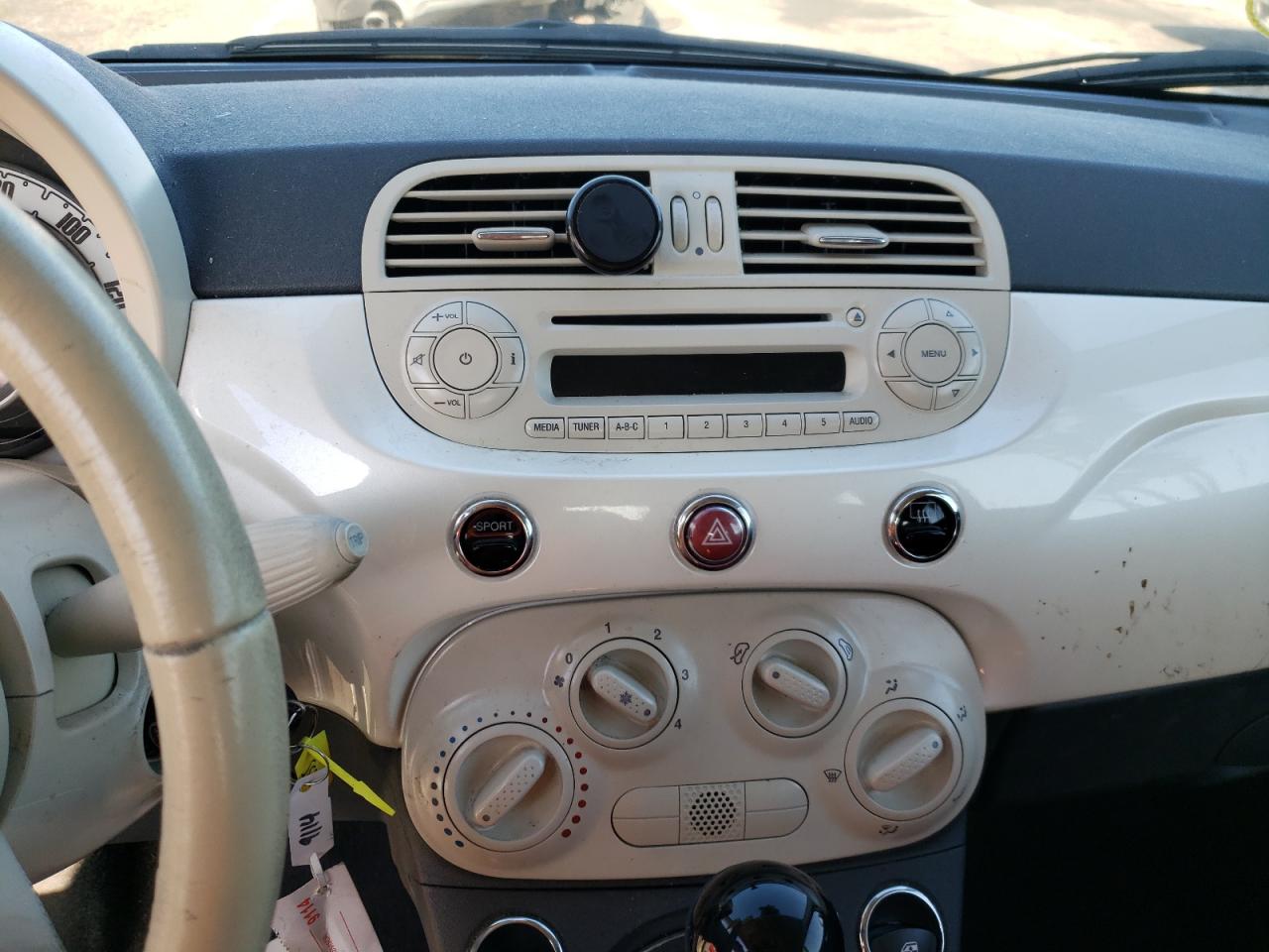 Photo 9 from auction – 2012 FIAT 500 POP with VIN 3C3CFFDR3CT360835
