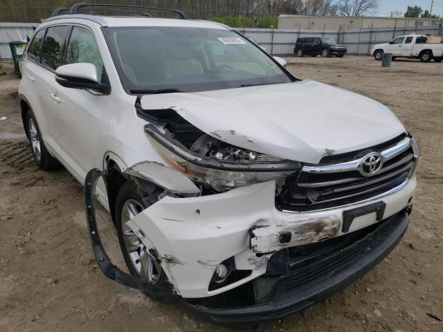 TOYOTA HIGHLANDER 2015 with VIN 5TDDKRFHXFS136798 - Photo from auction