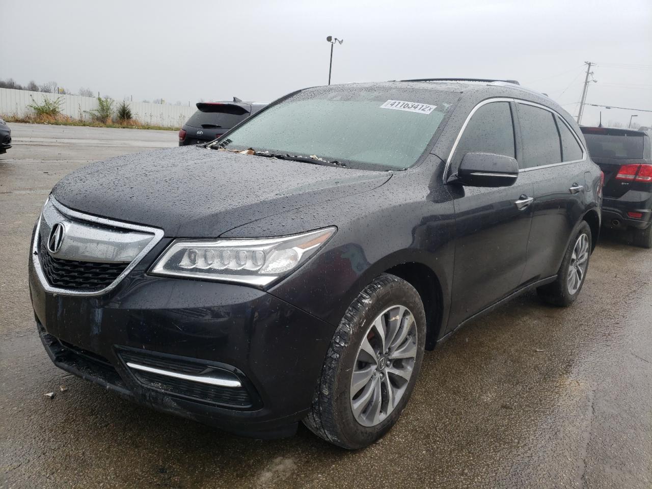 Photo 2 from auction – 2015 ACURA MDX TECHNO with VIN 5FRYD4H41FB028257