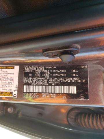 Photo 10 from auction – 2016 TOYOTA 4RUNNER SR with VIN JTEZU5JR7G5120988