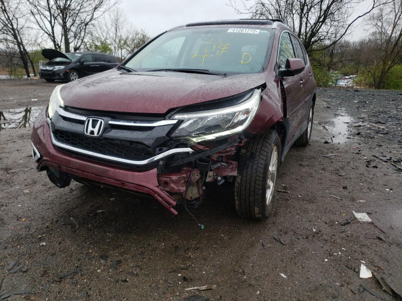 Photo 9 from auction – 2016 HONDA CR-V EXL with VIN 2HKRM4H72GH694627